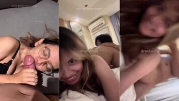 Drunky Milly Cewek Kacamata Nantang Digenjot Brutal