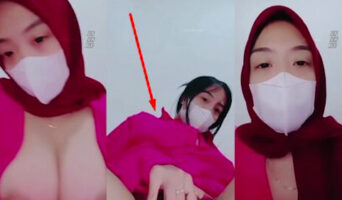 Mm Hijab Merah Atas Bawah Perlihatkan Semua Baby Dream
